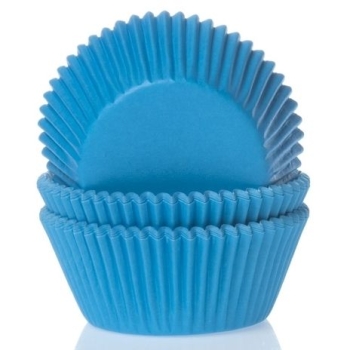 Cupcake Baking Cases - Cyan Blue